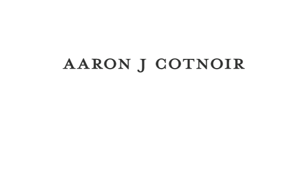 Aaron J. Cotnoir logotype